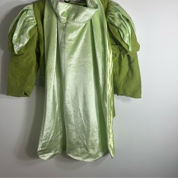 Disney Prince Naveen Costume NEW Sz 4 Princess and the Frog Green Kids Cape - Picture 5 of 8